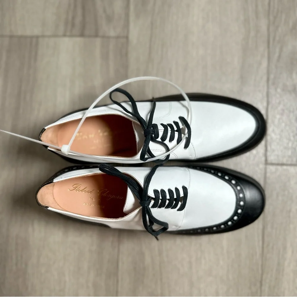 Robert Clergerie x Dover Street Market Platform Oxfords Black White NEW
